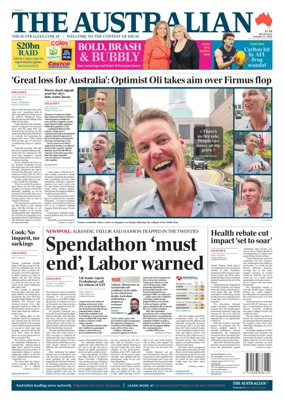 Cover of The Australian