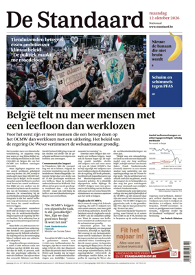 Cover of De Standaard