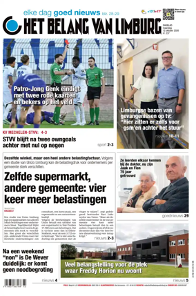 Cover of Het Belang van Limburg