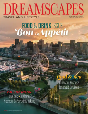 Cover of Dreamscapes Travel & Lifestyle Magazine