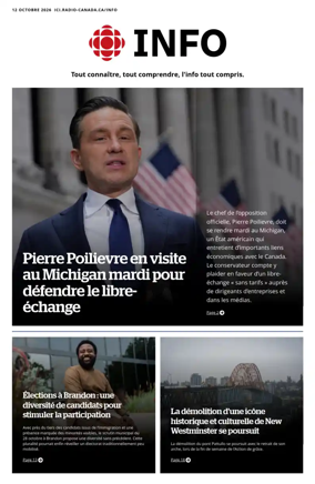 Cover of Radio-Canada Info