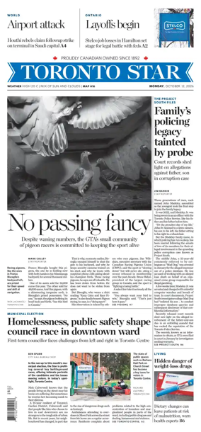 Cover of Toronto Star
