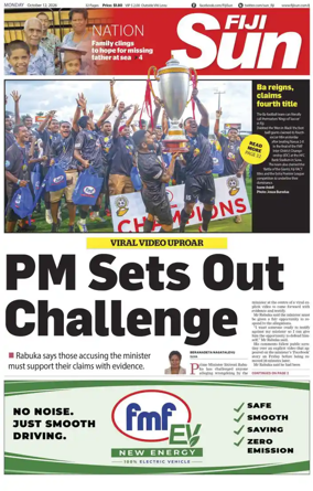 Cover of Fiji Sun