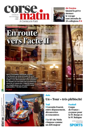 Cover of Corse Matin