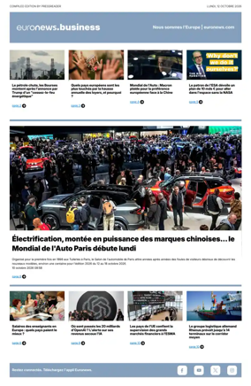 Cover of Euronews Business (French)