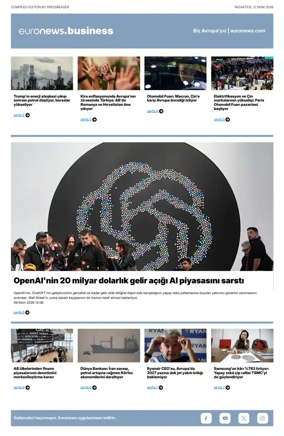 Cover of Euronews Business (Turkish) Compiled Editions