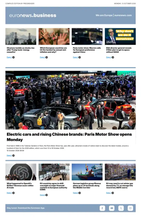 Cover of Euronews Business