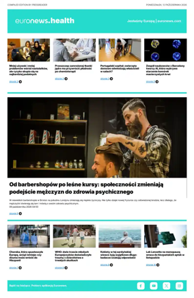 Cover of Euronews Health (Polish)
