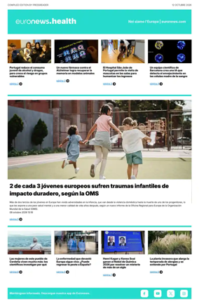 Cover of Euronews Health (Spanish) Compiled Edition