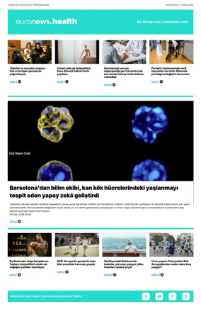Cover of Euronews Health (Turkish) Compiled Edition