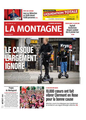 Cover of La Montagne (Clermont-Metropole)