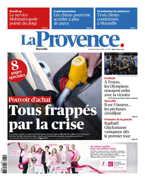 Cover of La Provence Marseille