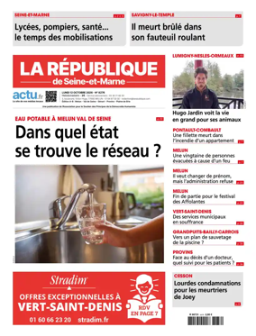 Cover of La Republique de Seine-et-Marne (Edition A-B)