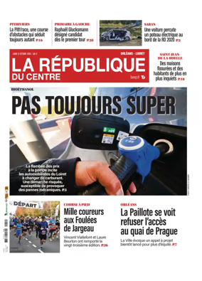 Cover of La Republique du Centre (Orleans - Loiret))