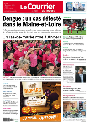 Cover of Le Courrier de l’Ouest (Angers)