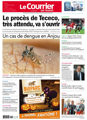 Cover of Le Courrier de l’Ouest (Saumur)