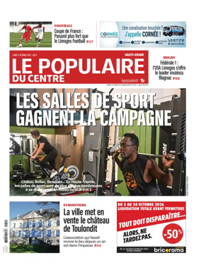 Cover of Le Populaire du Centre (Haute-Vienne)