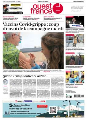 Cover of Ouest France (Chateaubriant)