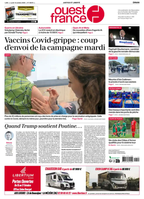 Cover of Ouest France (Dinan)