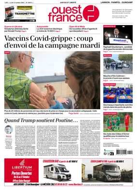Cover of Ouest-France (Lannion / Paimpol / Guingamp)