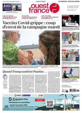 Cover of Ouest France (Les Herbiers / Montaigu)