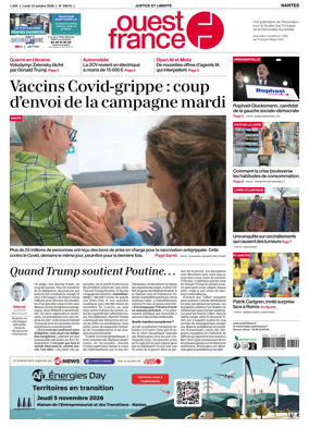 Cover of Ouest France (Nantes)