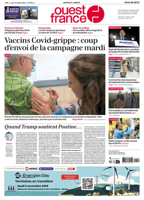 Cover of Ouest France (Pornic / Pays de Retz)