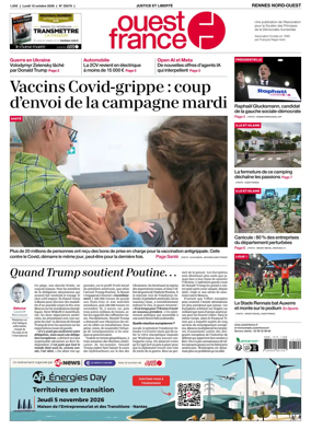 Cover of Ouest-France (Rennes Nord-Ouest)