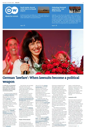 Cover of Deutsche Welle (English edition)