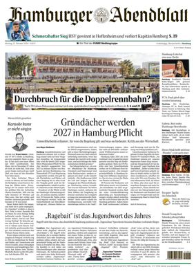 Cover of Hamburger Abendblatt (Hamburg)