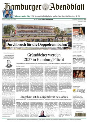 Cover of Hamburger Abendblatt (Harburg)