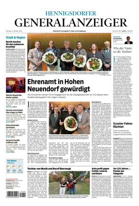 Cover of Hennigsdorfer Generalanzeiger