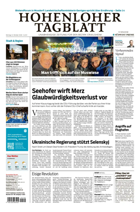 Cover of Hohenloher Tagblatt