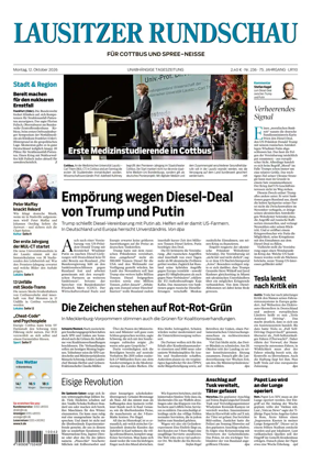 Cover of Lausitzer Rundschau
