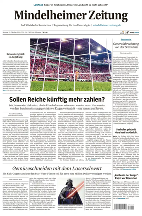 Cover of Mindelheimer Zeitung