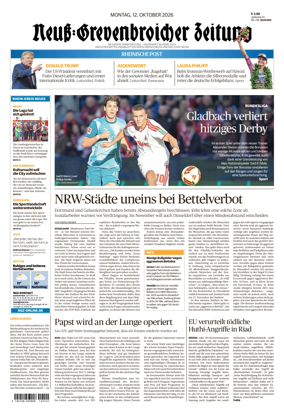 Cover of Neuss-Grevenbroicher Zeitung Neuss