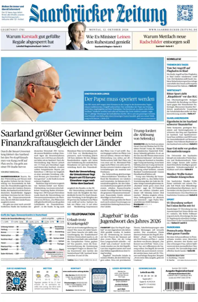 Cover of Saarbruecker Zeitung