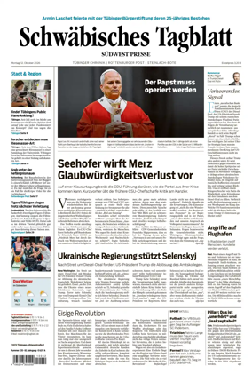 Cover of Schwabisches Tagblatt - Tubinger Chronik