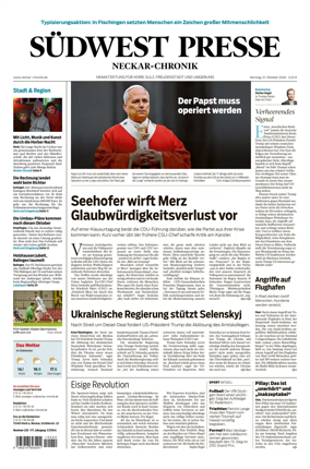 Cover of SUDWEST PRESSE - Neckar-Chronik