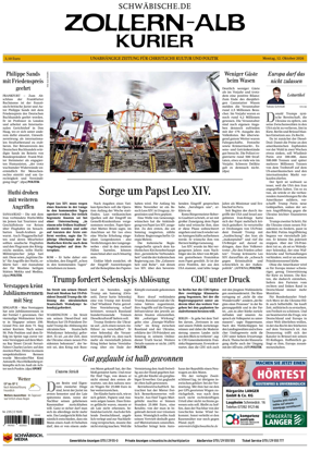 Cover of Zollern-Alb-Kurier (Balingen)