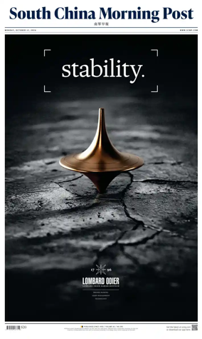 Cover of South China Morning Post