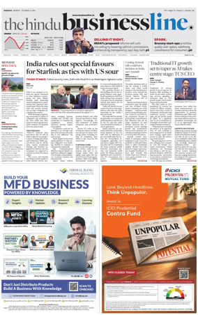 Cover of BusinessLine (Kolkata)