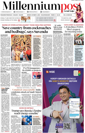 Cover of Millennium Post (Kolkata)