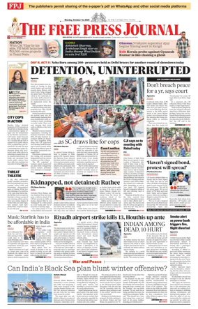 Cover of The Free Press Journal