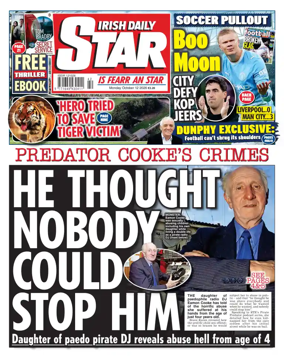 Cover of Irish Daily Star
