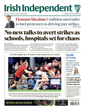 Cover of Irish Independent
