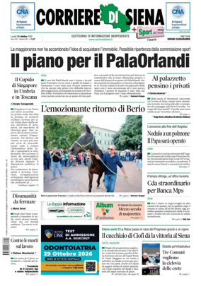 Cover of Corriere di Siena