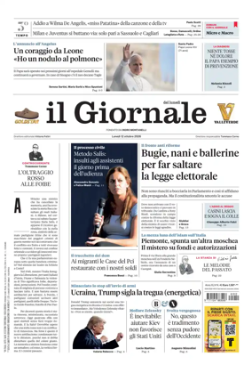 Cover of Il Giornale (Italy)