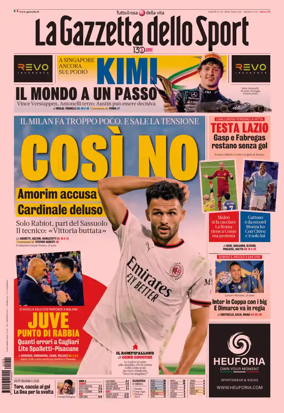 Cover of La Gazzetta dello Sport - Napoli