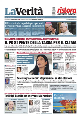 Cover of La Verita (Italia)